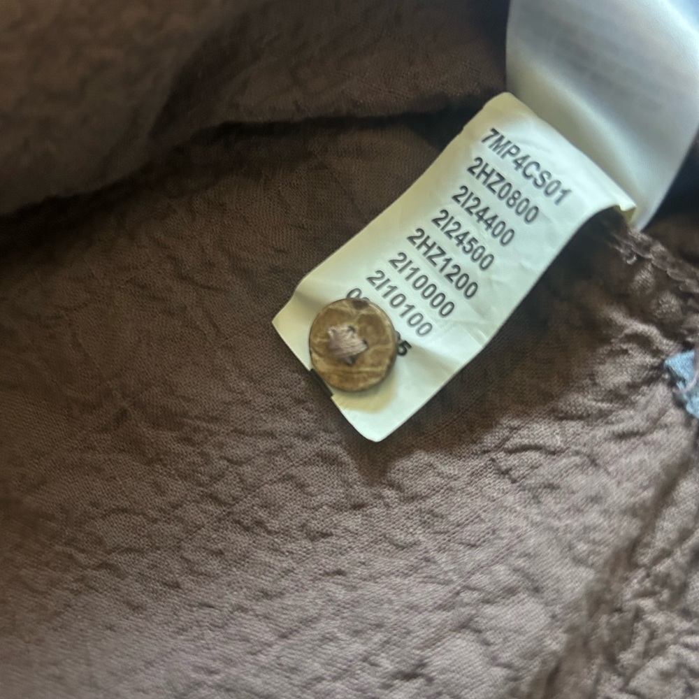 Lucky Brand Men's Casual Brown Button Down Shirt - Picture 4 of 5